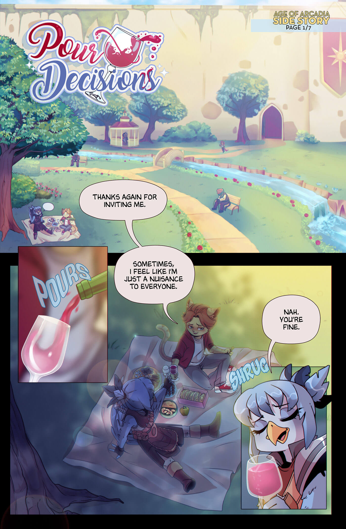 Pour Decisions Page 1
